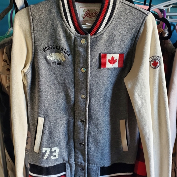 ROOTS Bomber Jacket - Picture 1 of 3